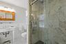 Second floor hall bath.