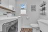 Powder Room & Laundry Area
