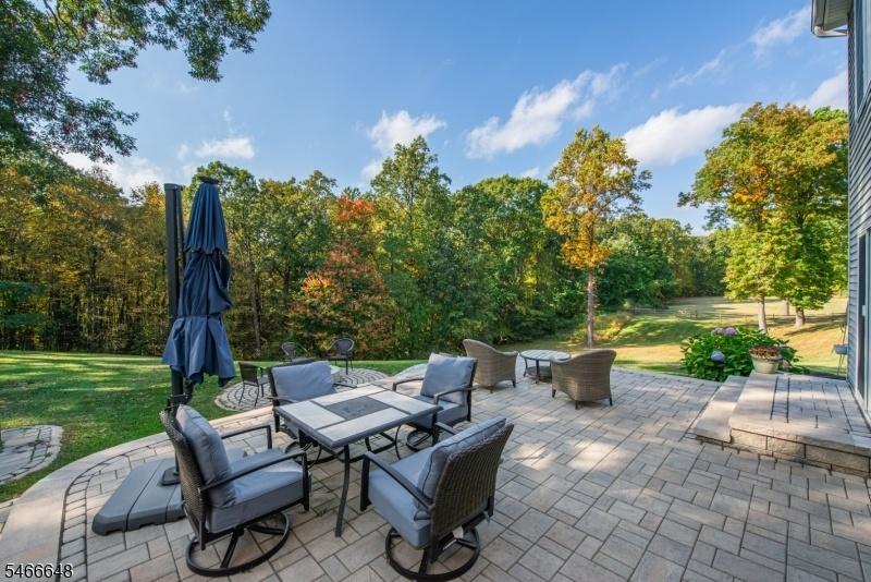 Patio overlooking huge yard