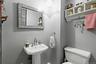 Main level powder room.