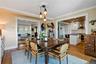Formal dining room showing an open and airy floor plan for todays living.
