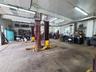 Garage featuring a workshop area