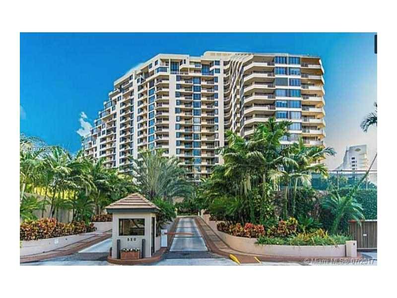Rarely available large corner unit in exclusive Brickell Key Island