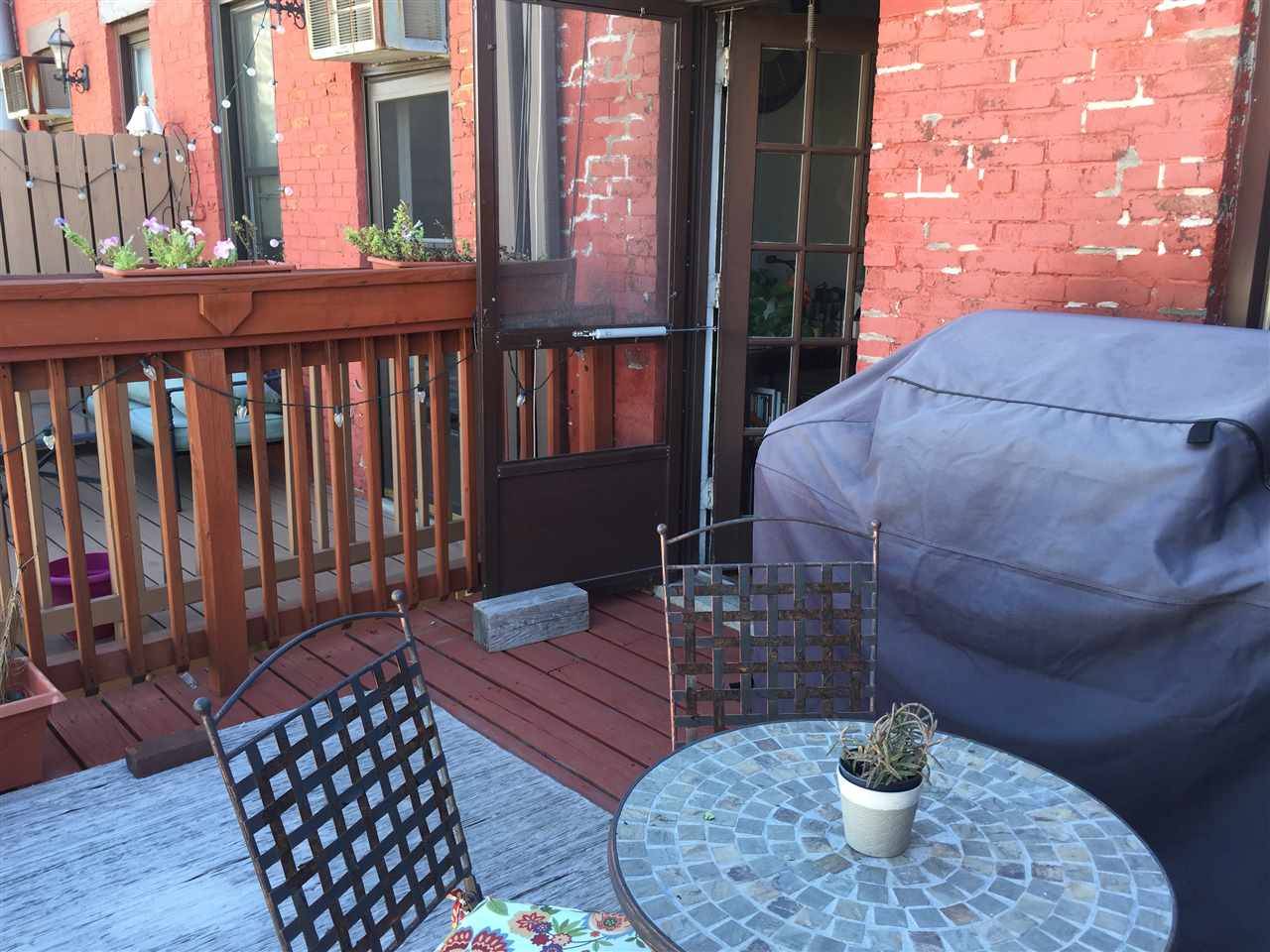Spacious one bedroom plus sleeping loft one bath home in the desirable Paulus Hook section of downtown JC is ready for your arrival on August 15th