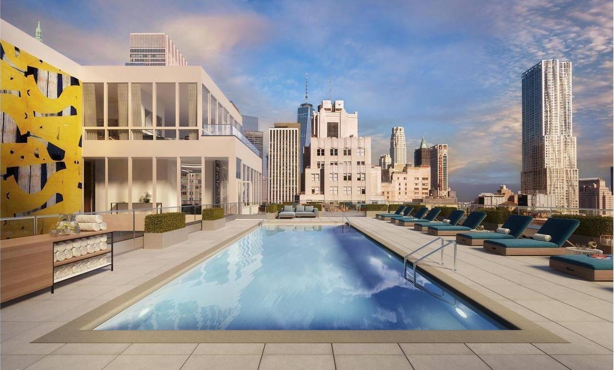 Brand New Luxury Building in FiDi, Rooftop Pool, & More