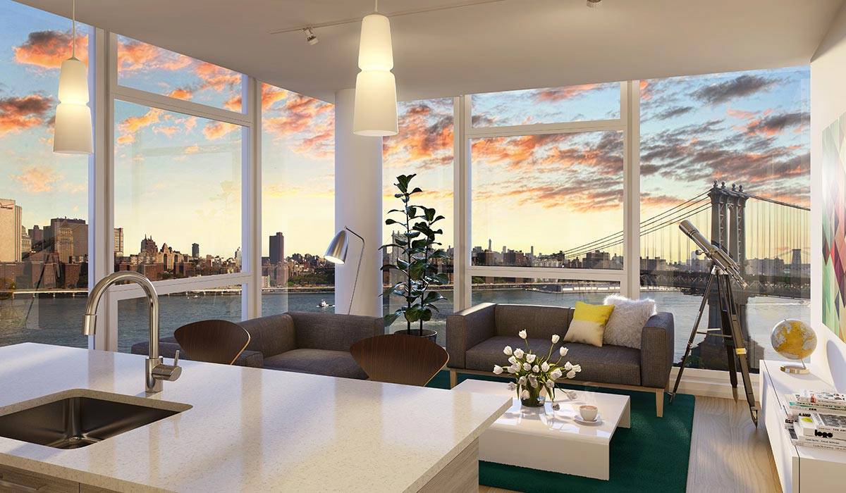 No Fee+ 1 Month free Breathtaking Dumbo 2 Bedroom Apartment with Insane Views !!