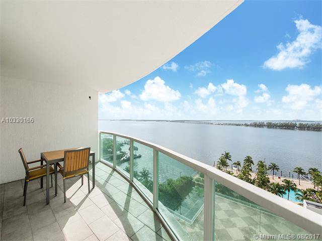 2 Bed/2 Bath east-facing corner unit at Skyline on Brickell with expansive terrace & unobstructed panoramic bay & ocean views