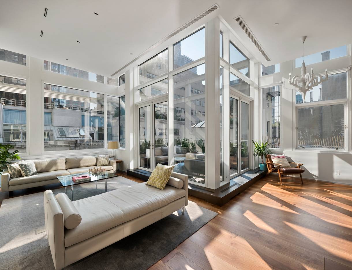 BACK ON THE MARKET: Breathtaking Multi-Floor TriBeCa Penthouse with Four Outdoor Spaces