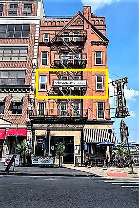 This 3rd floor space offers 1300 SF - Commercial Hoboken New Jersey