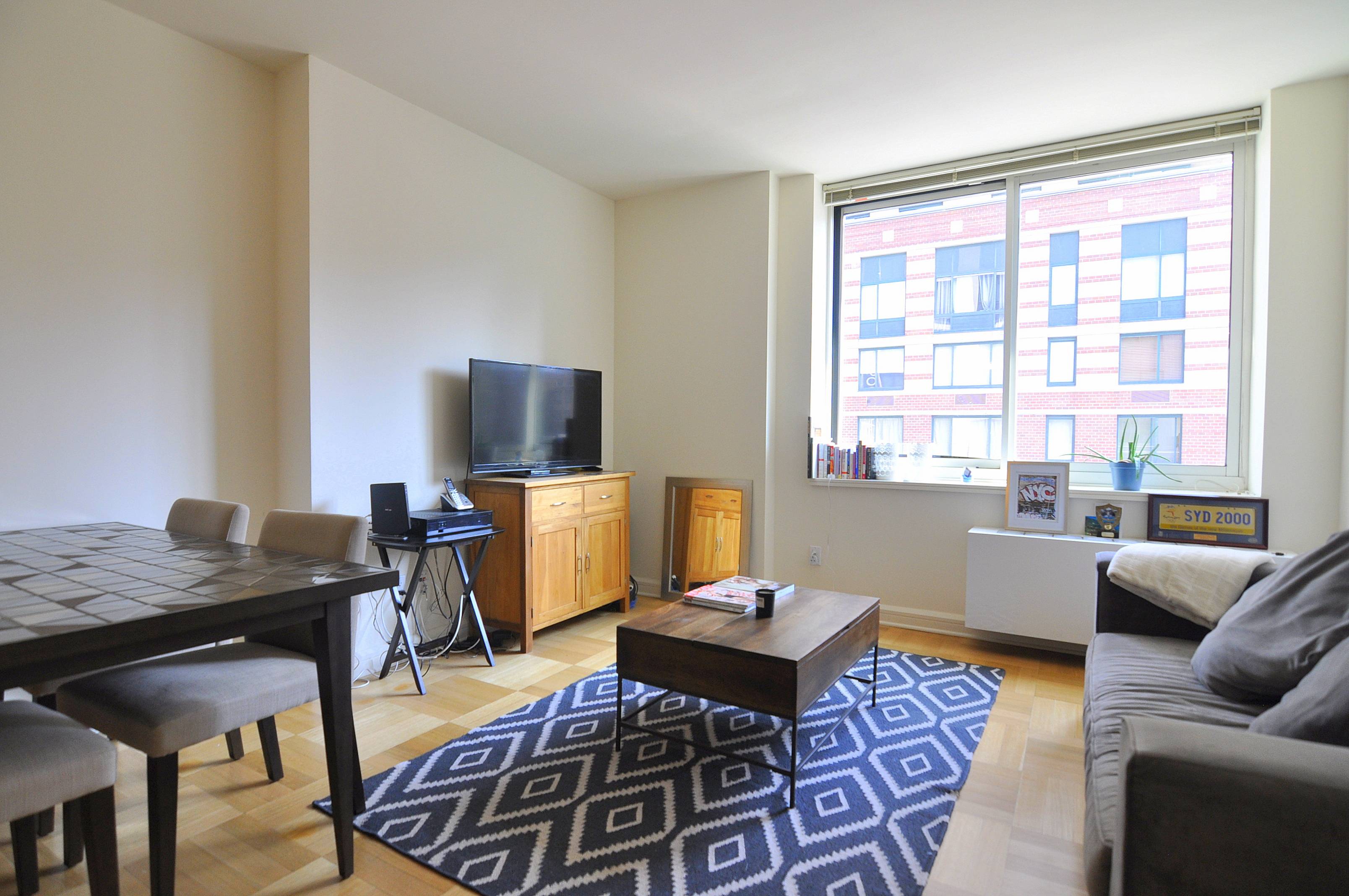 NO FEE!  Spacious 1 Bedroom with City Views & superb finishes at The Ashley!