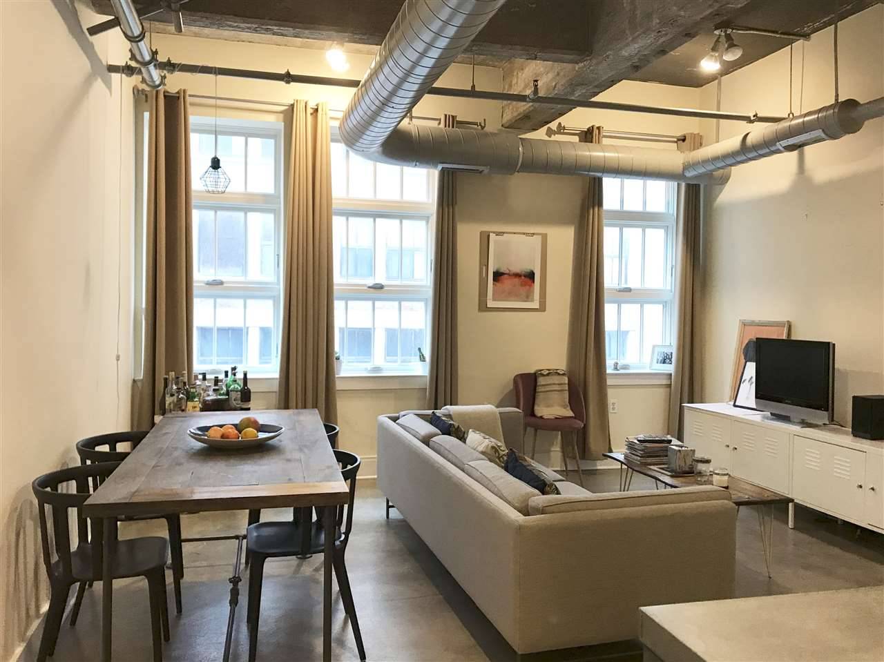 Don’t miss this opportunity to own in a unique true loft space in the heart of downtown Jersey City’s Powerhouse Arts District