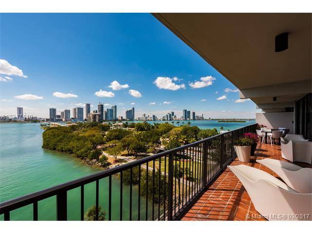Extraordinary front row bay & skyline views from everywhere in this sleek-white 2 BD residence in iconic 1000Venetian