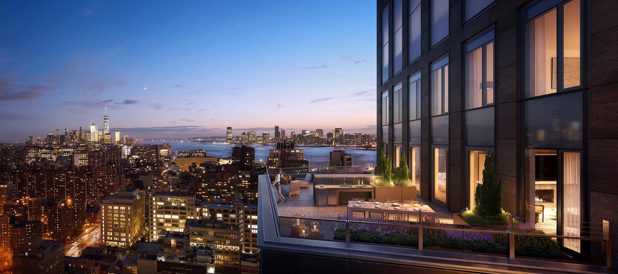 NO FEE! STUNNING 2 BEDROOM, LUXURY BUILDING, BOWLING ALLEY, POOL, SUN & BBQ TERRACE, EQUINOX FITNESS CENTER!! HUDSON YARDS!!!