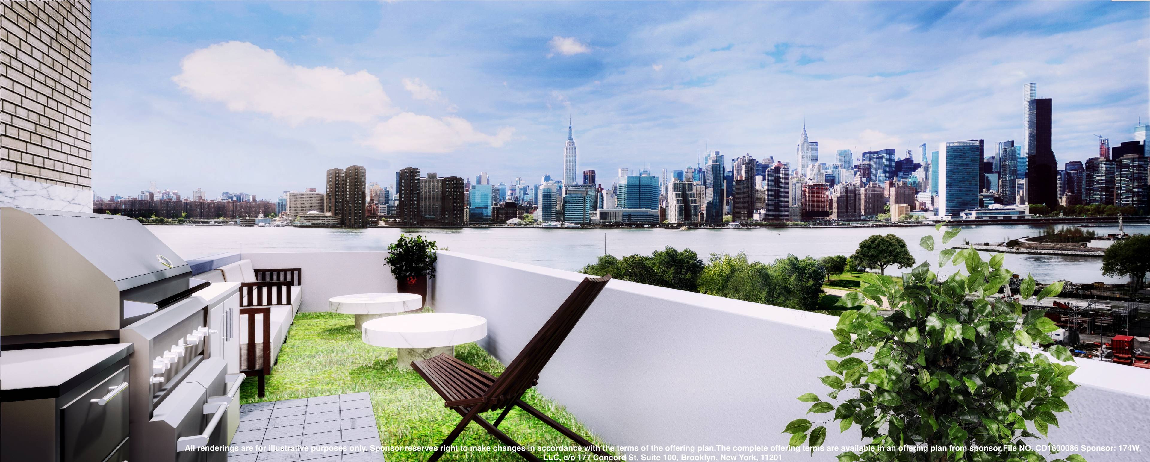 Two Bedroom, Two Bath Penthouse Duplex with Terrace in Greenpoint