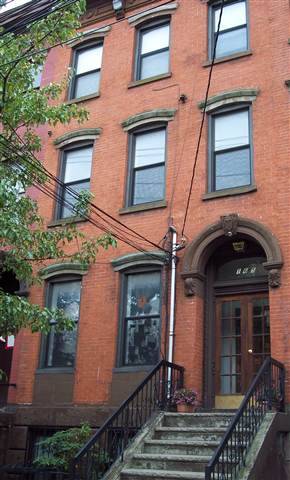 Historic 2 BR rental in brick rowhouse located at Paulus Hook Area