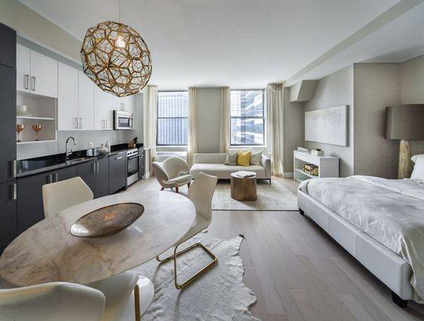 Luxury High Floor Financial District Studio Apartment