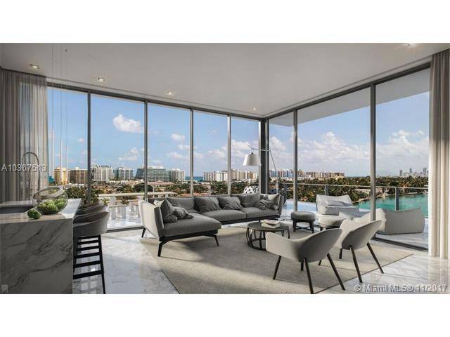 An Intimate 9-story waterfront property consisting of only 41 residences on the Biscayne Bay shores of Bay Harbor Islands