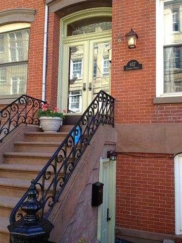 Amazing location on 8th & Garden in a 2-family brownstone on a tree-lined street