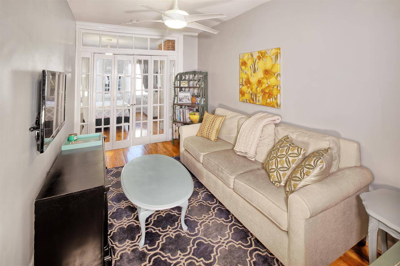 Welcome home to your move in ready beautiful 1 bed/1bath in the heart of Hoboken