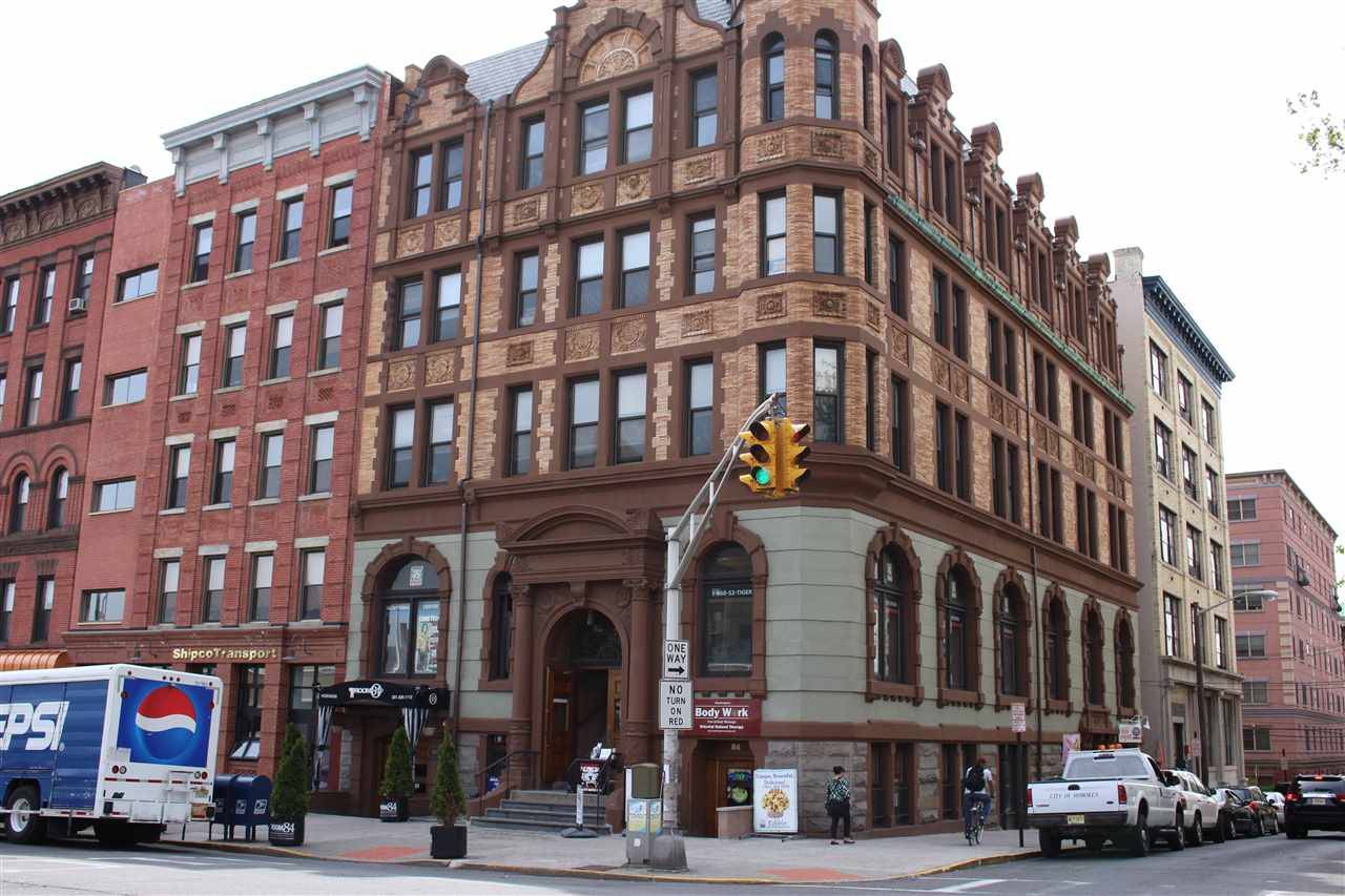Corner office on Washington Street very close to PATH Train in Hoboken's shopping district