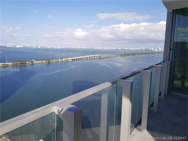 Brand new unit ready to move in with direct bay views in the newest and most luxurious building in Edgewater