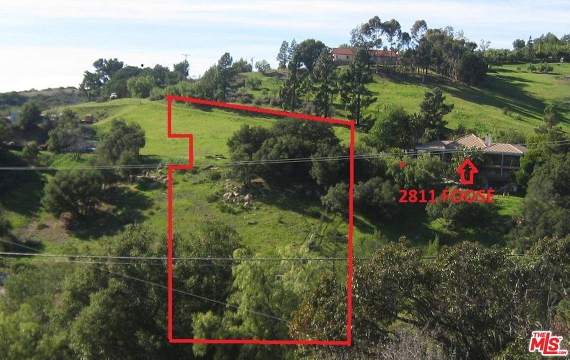 Apx 1 acre lot located on Foose Rd in western Malibu
