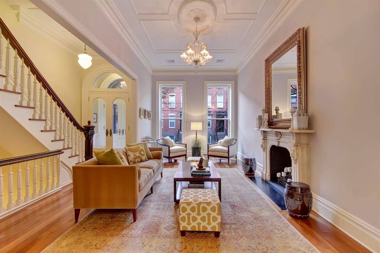 Spectacular and grand 20 x 100 brownstone on coveted upper Garden Street
