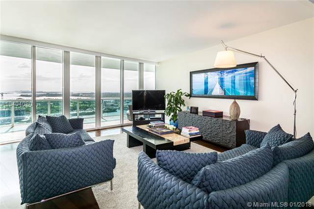 UNOBSTRUCTED BAY & CITY VIEWS FROM HIGH FLOOR FURNISHED UNIT WITH PERFECT SOUTH OF 5TH STREET LOCATION
