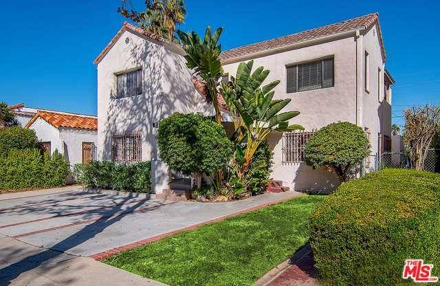SPANISH DUPLEX WITH VACANT UNIT IN PRIME BEVERLY GROVE