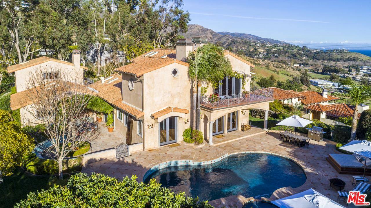 Authentic Italian designed estate in Malibu with 6 bedrooms and 7 baths