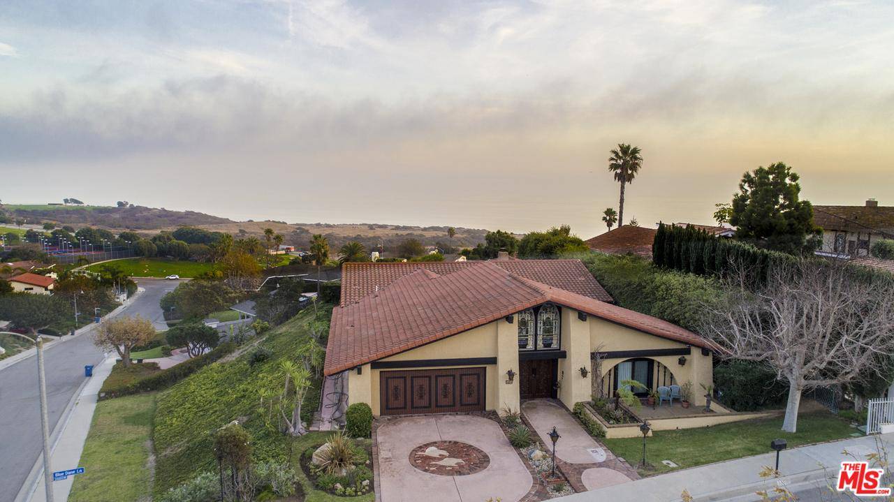 Incredible ocean views from this very private corner lot