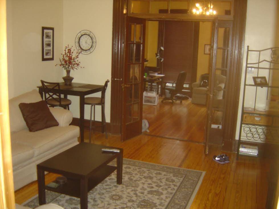 Stunning one bedroom with private deck in a brownstone building on Bloomfield