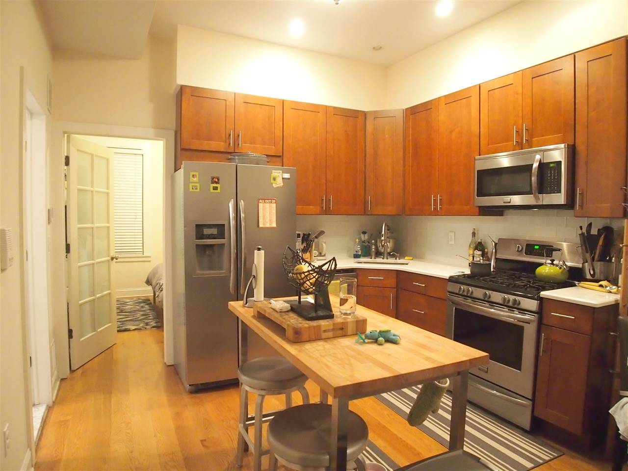 Located on 6th and Bloomfield St on the second floor of a beautifully remastered brownstone