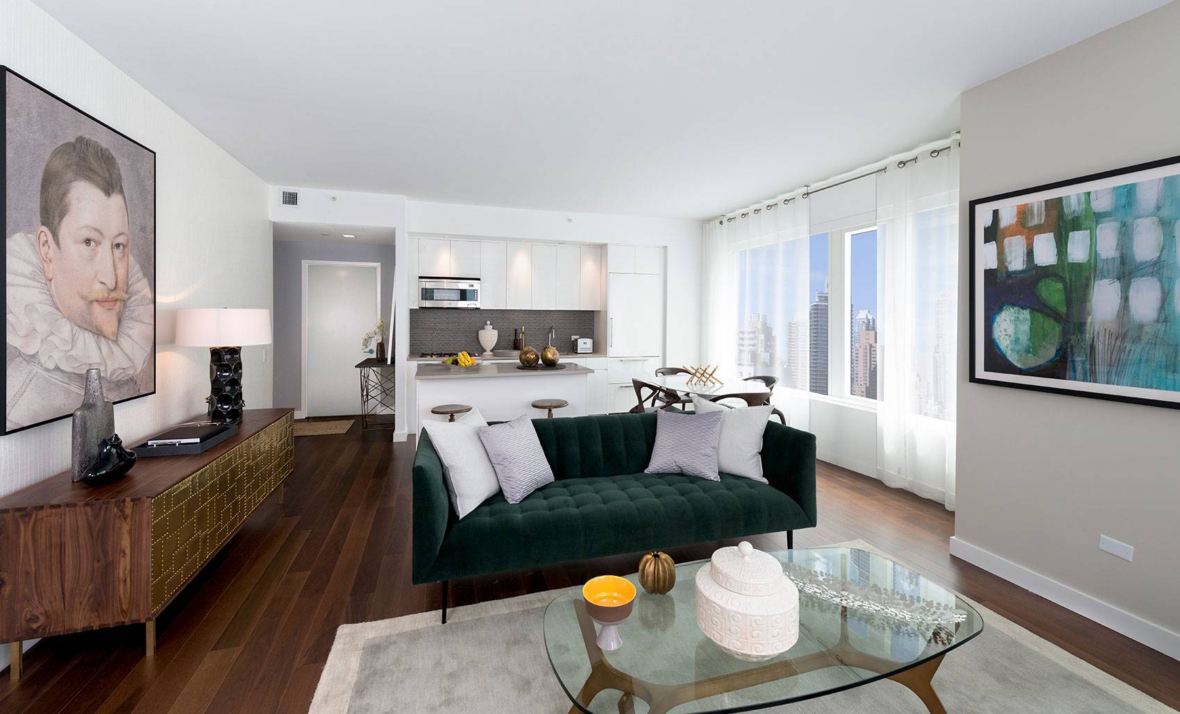 1 Month Free Rent!!!    Limited Time Only!!!   Beautiful Midtown East 1 Bedroom Apartment with 1 Bath featuring a Fitness Facility and Rooftop Terrace