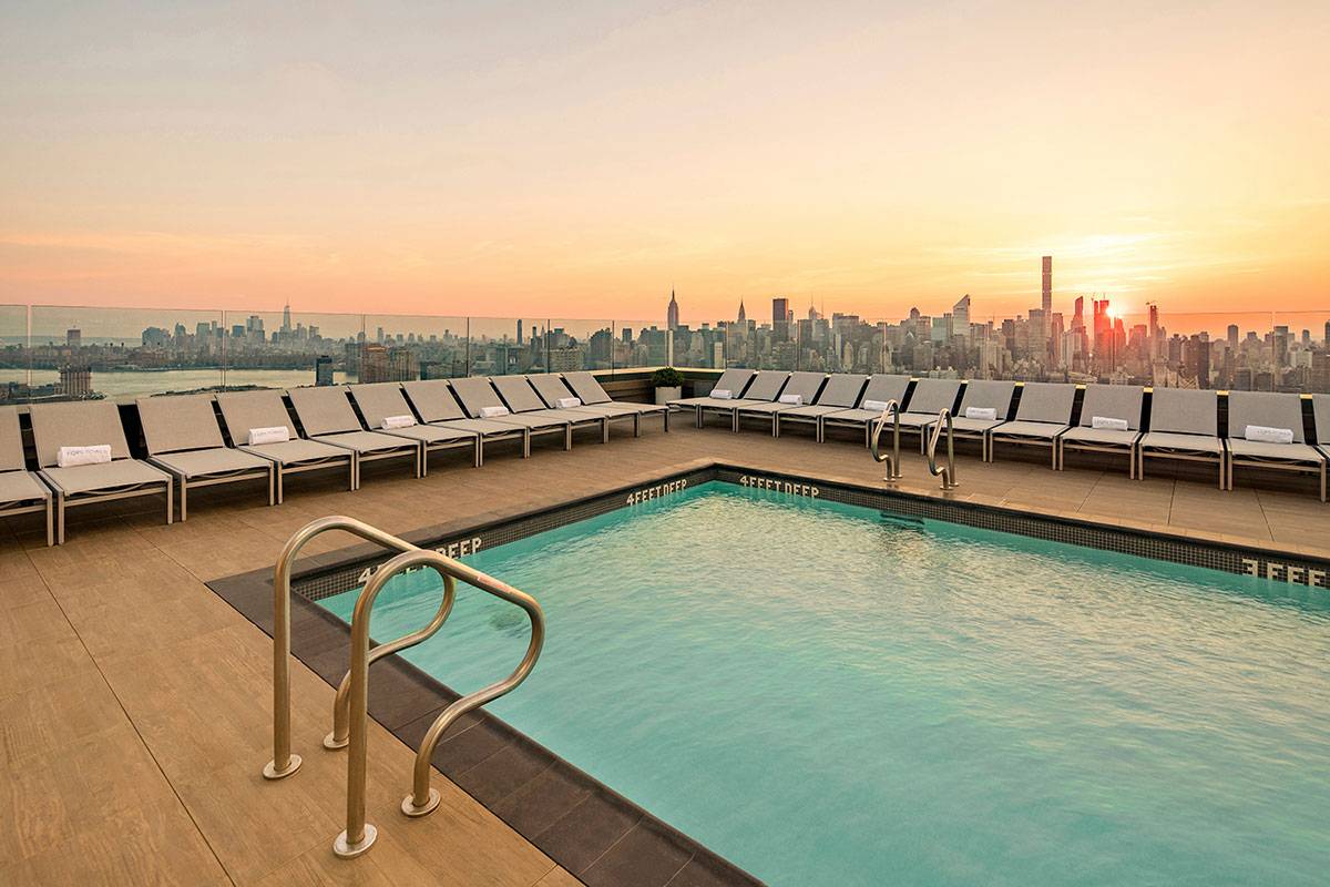 No Broker Fee + 1 Month Free Rent!!!   Limited Time Only!!!   Marvelous Long Island City 2 Bedroom Apartment with 2 Baths featuring a Rooftop Deck and Swimming Pool