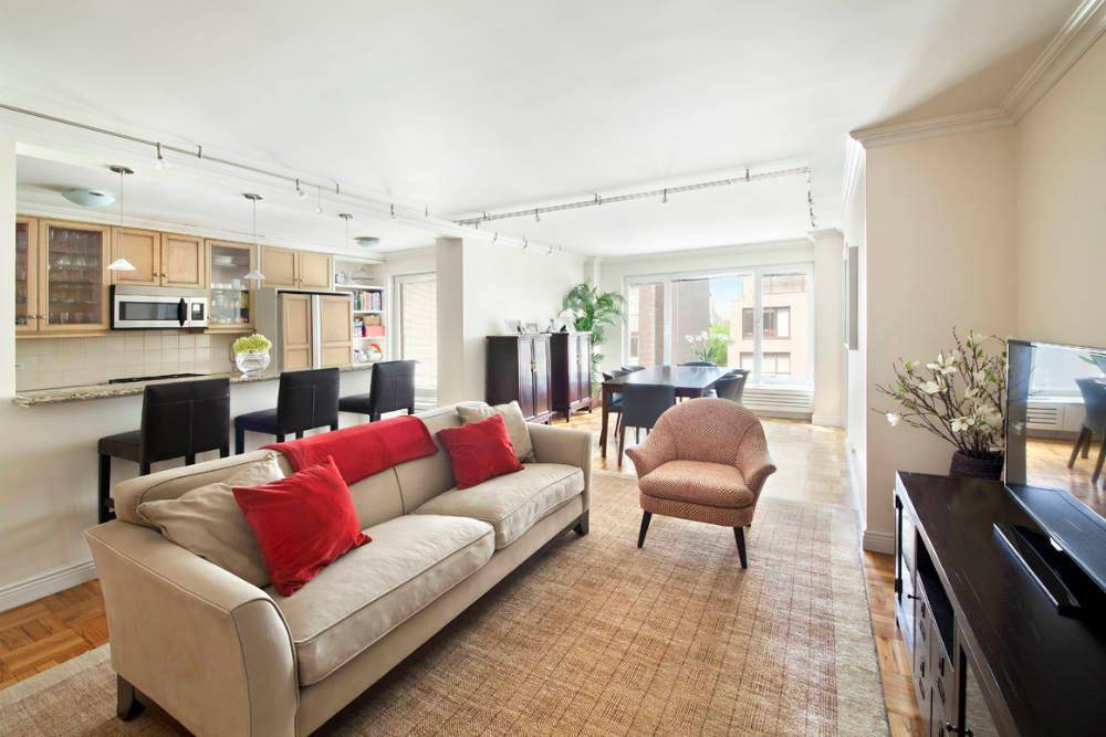 No Broker Fee!!!   Limited Time Only!!!   Tremendous Central Park South Convertible 2 Bedroom Apartment with 2 Baths featuring a Health Club and Rooftop Deck