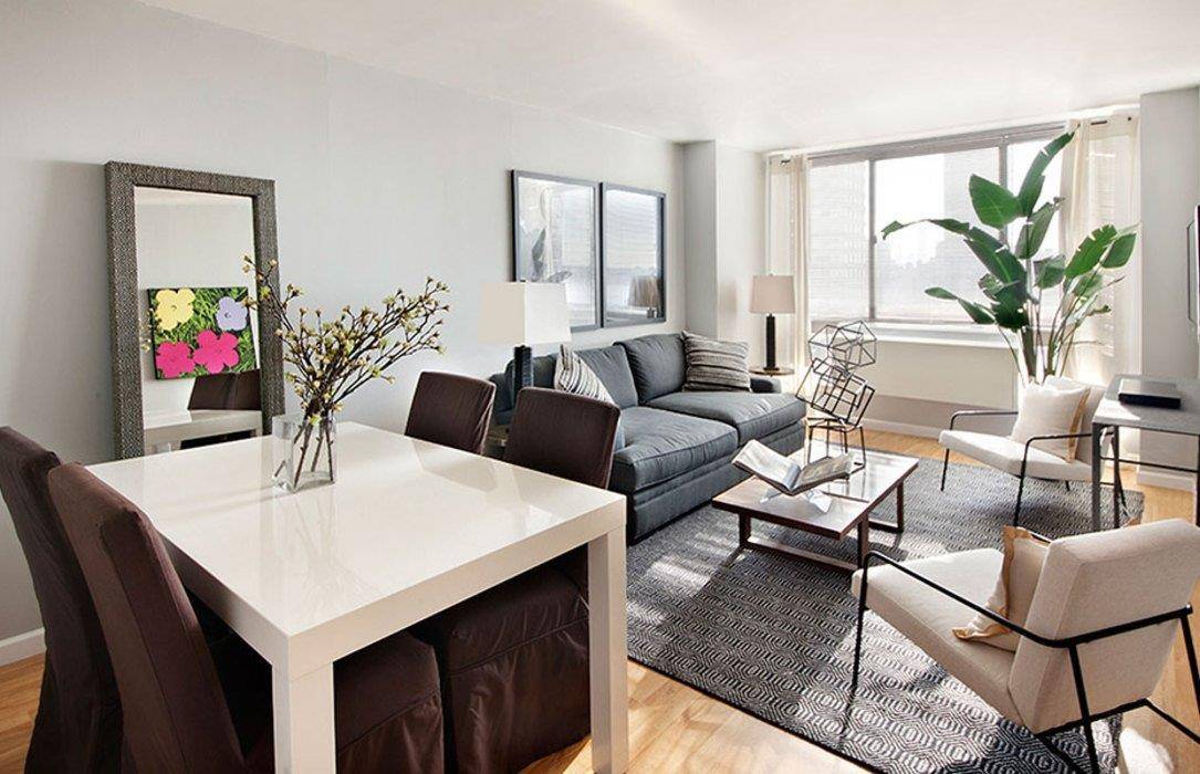 NO FEE!!! STUNNING 2 BED/ 2 BATH IN LUXURY BUILDING W/ HUDSON RIVER VIEWS IN HELL’S KITCHEN!!