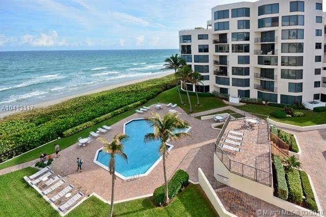 SPACIOUS TWO LEVEL CONDO IN A UNIQUE OCEAN FRONT BUILDING IN PRESTIGIOUS TOWN OF HIGHLAND BEACH