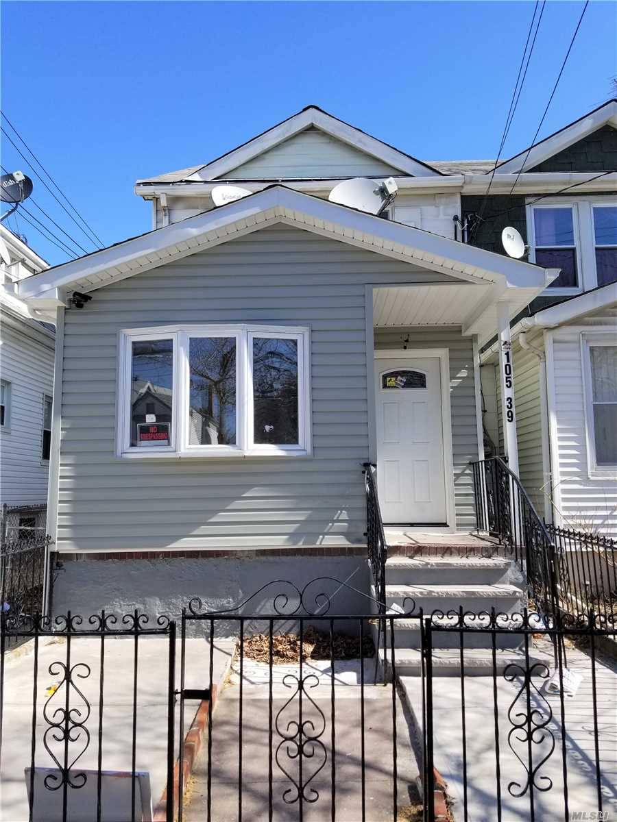 Fully Renovated Beautiful Legal 2 Family In The Heart Of Ozone Park.