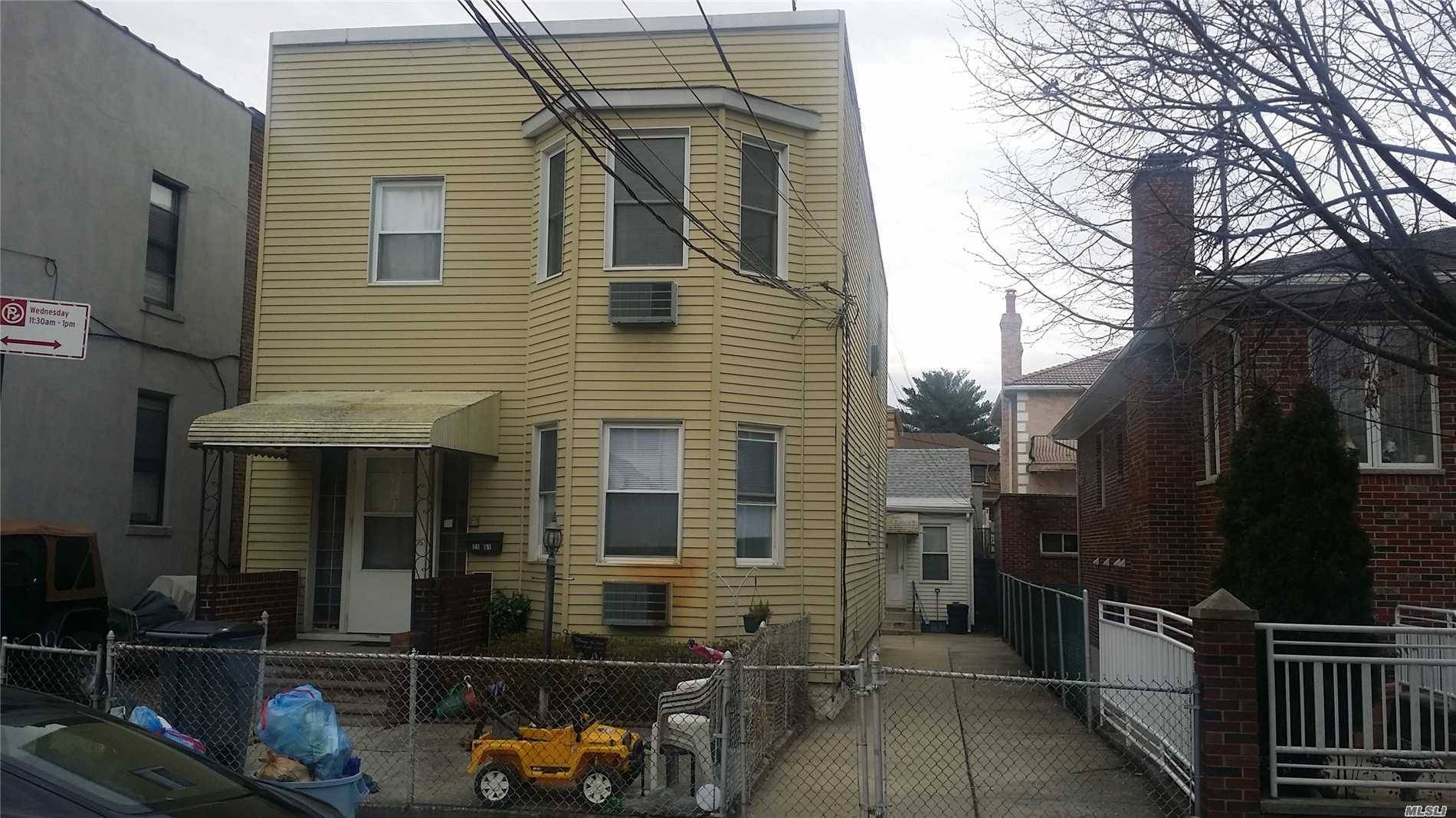 Unique Opportunity To Own A Residential 3 Family Property In Desirable Upper Astoria Ditmars Area.