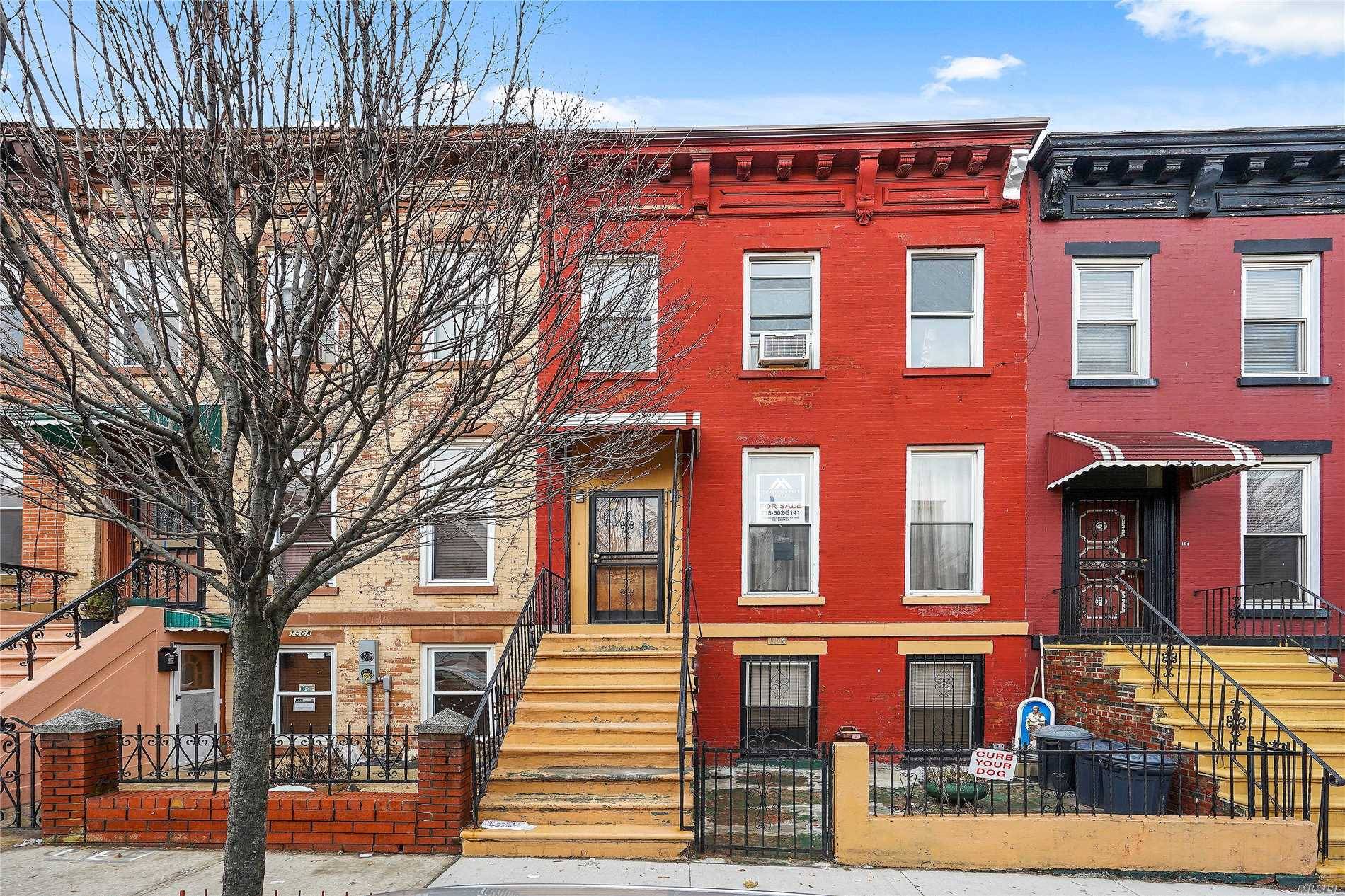 This Is  Three Stories, Two Family Townhouse Conveniently Located On The Border Of Park Slope And Greenwood Heights And Sits On A 20 Foot-Wide Lot.