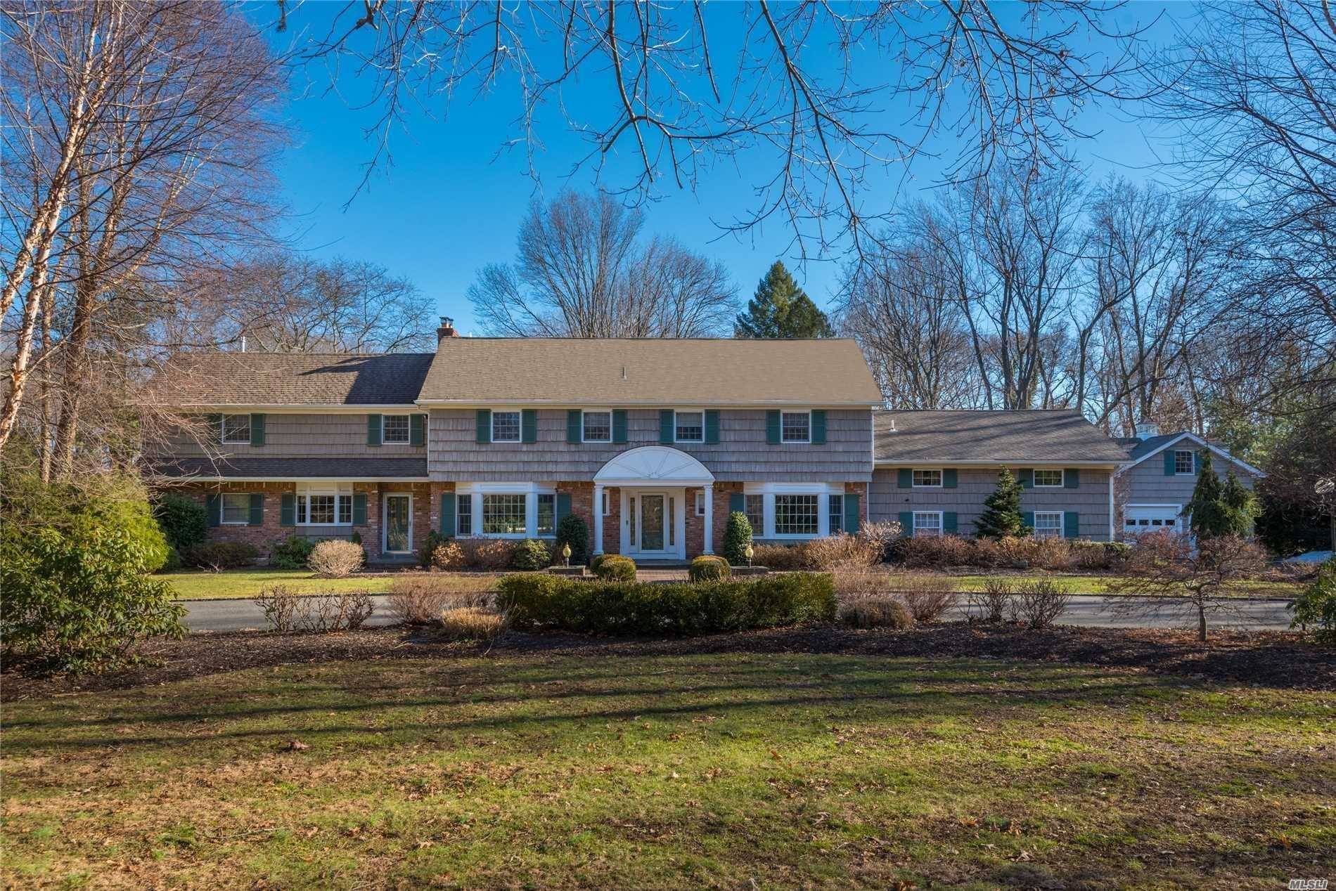 Sprawling Colonial In Prime Location On Estate-Like 2 Acres.