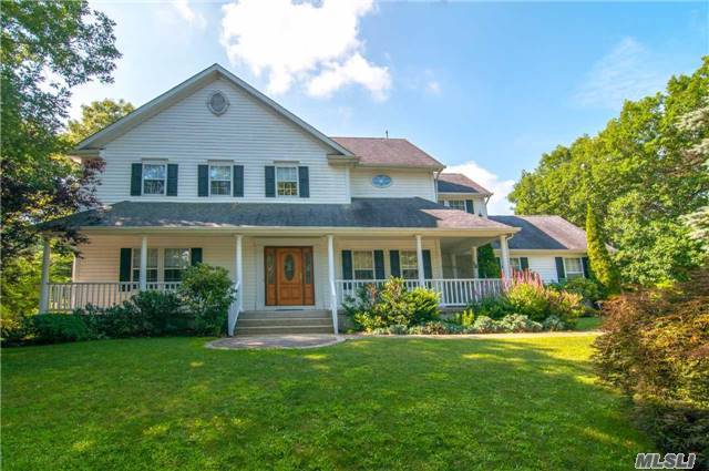 A Beautiful & Spacious Colonial On A Large Lot.