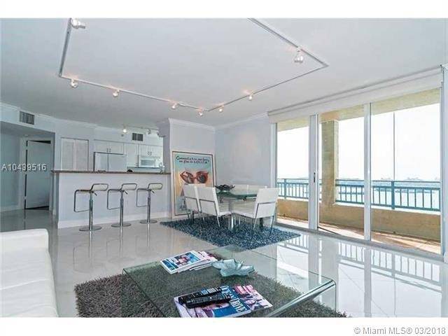 FABULOUS 2 BED / 2 BATH CORNER UNIT SOUTH OF 5TH STREET WITH BREATHTAKING DOWNTOWN & BISCAYNE BAY VIEWS