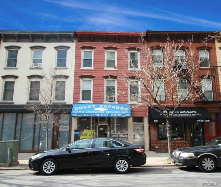 Prime Development Opportunity In Carroll Gardens, Approved Nydob Plans To Add A 4th Floor And Expand Building, Work Can Start Immediately.