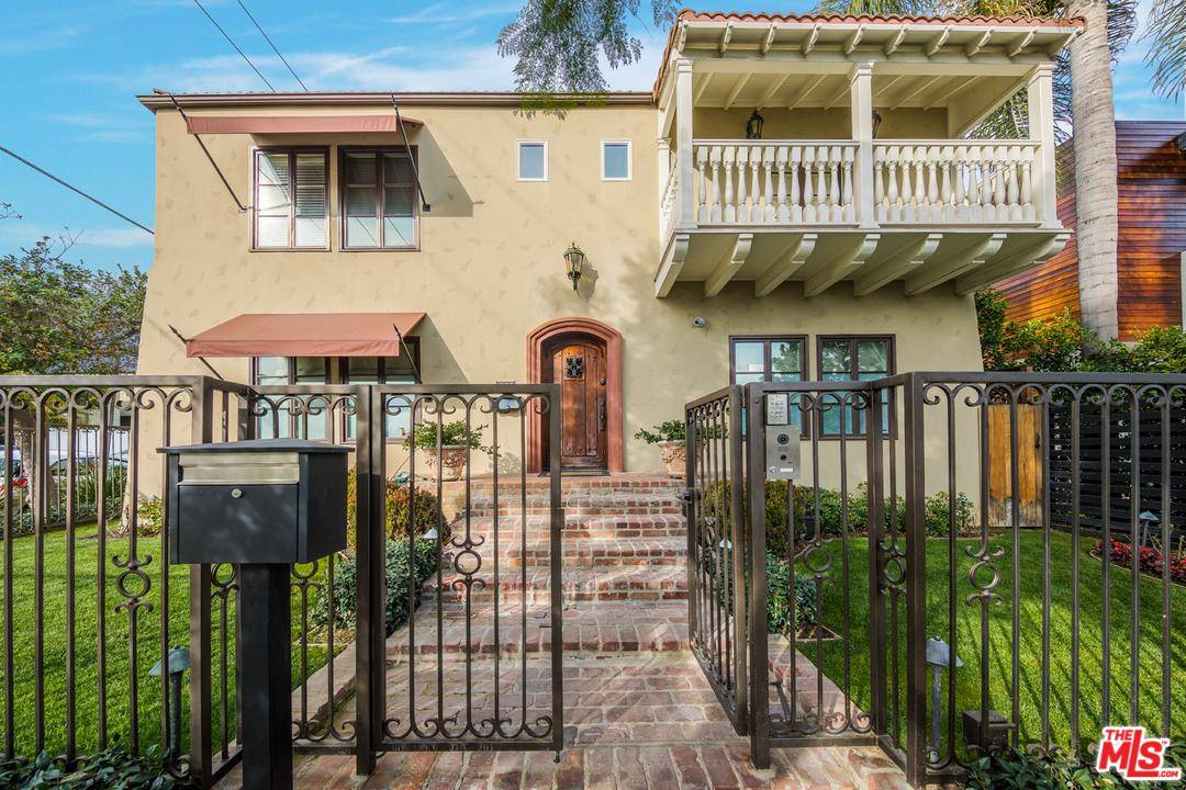 Gorgeous remodeled Spanish duplex with expansive outdoor living in one of the most sought after neighborhoods in West Hollywood