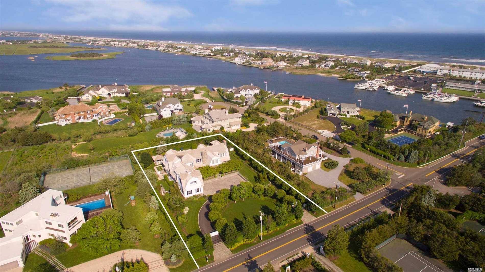 This 9,000 Sf+/+ Custom Home Is Located In The Heart Of The Westhampton Beach, In Immediate Proximity To Village Shopping, Dining And Ocean Beaches.