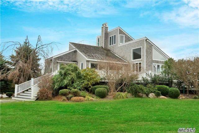 Handsome, Spacious Contemporary On The Water In Quogue Village.