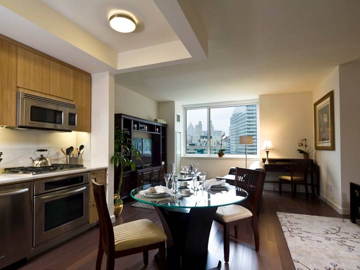 Brilliant Battery Park City Alcove Studio Apartment with 1 Bath featuring a Fitness Center and Rooftop Deck