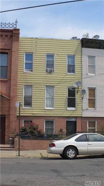 Legally A Two Family Home With 3 Full Floors Above Ground Plus Full Basement !!!
